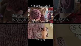 뜨개하며독서-42 #강아지뜨개옷 #뜨개 #vlog #knitting #shorts