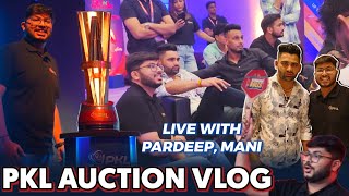 PRO KABADDI 2024 AUCTION VLOG || PKL Auction live with Pardeep and Maninder 🔥