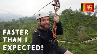 $25 Zipline in Tea Plantations of Ella 🇱🇰