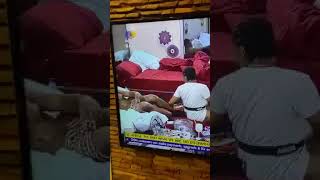 BBNaija: Cross Couldn't Stand After Being Drunk On Saturday's Night Party