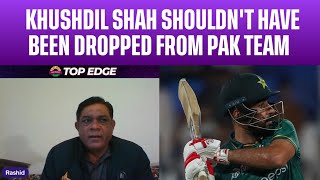 "Khushdil Shah is the kind of player who shouldn't have been out of the Pakistan team," Rashid Latif