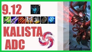 Kalista ADC Ranked Challenger Build 9.12 - KR Challenger