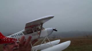 MY FIRST AND LAST FLIGHT WITH HOBBYKING DECATHLON SEAPLANE 680mm