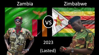 Zambia vs Zimbabwe  Military Power Comparison 2023