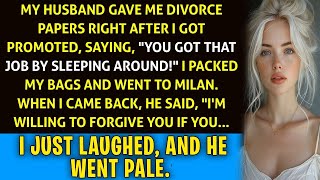 "My Husband Couldn’t Handle My Promotion, Accusing Me of 'Sleeping Around' and Filing for Divorce!"