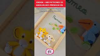 EBOOK +500 PATRONES DE AMIGURUMIS PREMIUM  #amigurumi  #amigurumipatron #cursosonline   #crochet