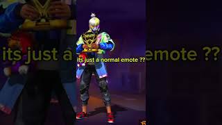 its not a normal emote 😈 #freefire #shorts #gaming