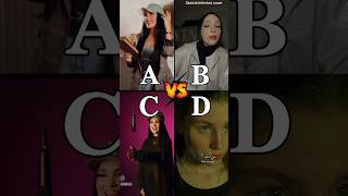 Naz Dej vs Enisa vs.. !?A,B,C,D..!? #tiktok #follow #shortvideo #singing #shorts