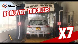 rollover touchless car wash machine X7 by Sino Star, Israel Haifa successfully installed