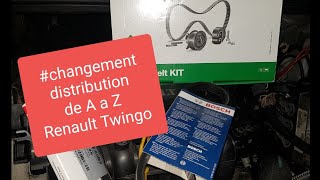 CHANGEMENT DISTRIBUTION TWINGO, MOTEUR D7F