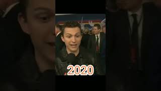 Evolução do Tom Holland 2012 2024