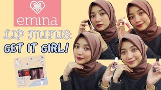 EMINA Lip Minis: GET IT GIRL! Review + Unboxing from Sociolla