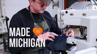 Custom denim apparel keeping new clothes out of landfills | Made in Michigan