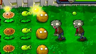 PVZ Free ios android Gameplay Level 6 Complete