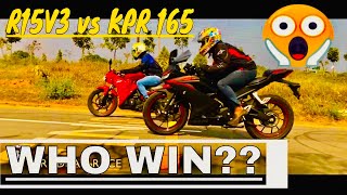 R15 V3 vs KPR 165 | Drag Race | Road Riderz RRz |  GearX Bangladesh