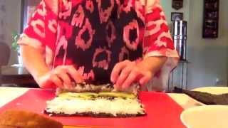 Make Restaurant Quality Sushi in 5 Minutes -- No Mat Needed -- Dirt Cheap Vegan Sushi