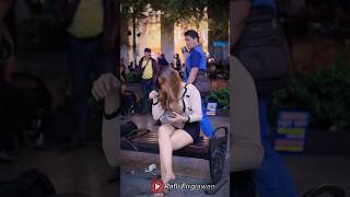 OMG! Nice This beautiful woman from Jember lost her favorite sandals #laugh #funny #shorts