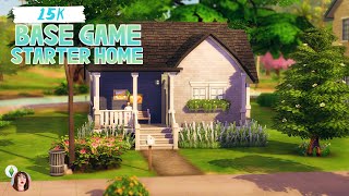 15K Base Game Starter Home | The Sims 4 - Speedbuild