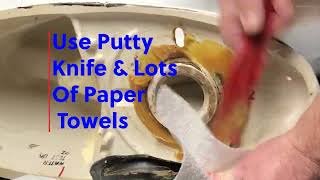 Easy Toilet Repair Step-by-Step Guide to Replace a Leaky Wax Toilet Seal on Toilet Flange