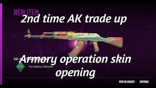 Armory operation skins opening and 2nd ak-47 outsiders trade up - CS2