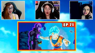 Hit mata Goku | 4 Pessoas Reagindo | Dragon Ball SUPER - EP 71