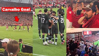 Liverpool Fans Reactions to Fabio Carvalho Goal vs. Manchester United