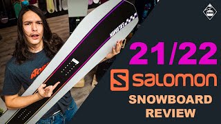 21/22 SALOMON SNOWBOARDS REVIEW