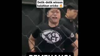 detik-detik winson Reynaldi kalahkan ericko lim diatas ring