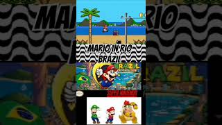 MARIO IN RIO #shorts #romhack #mario #nintendo  #supermario