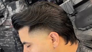 Men's Haircut | TEXTURIZING BLOWDRYING FADING