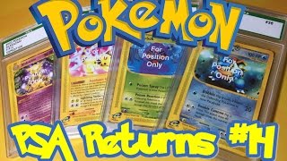 Pokemon PSA Returns #14 - For Position Only Custom Encap Test Cards!