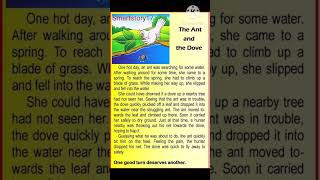 The Ant and the Dove short story|| 2 min short English story|| moral stories