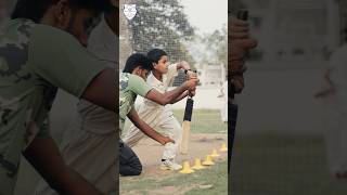 Batting | Army | Hand Holding | Coaching | Kids | #cricket #ytviral #shortvideo  #batting