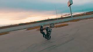 Харли в дыбах с коптера Harley-Davidson FXR трюки на Харли #moto #motorcycle #stunt #drift #fxr