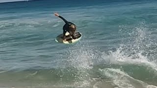 SKIMBOARDING super fun shorebreak!