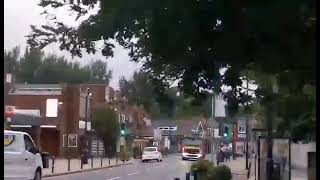 Offerton's pump responding - Greater Manchester Fire and Rescue Service