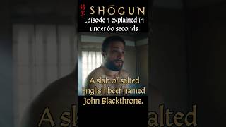 SHOGUN  Episode 1 Explained in 60 Seconds #shōgun #Anjin #samurai #tv #fx