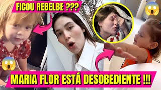 Maria Flor Está Desobediente ??? Virginia Fala da Nova Fase da Filha