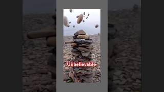 Unbelievable! Rocks Rotating in Mid-Air! #shorts #viralshorts