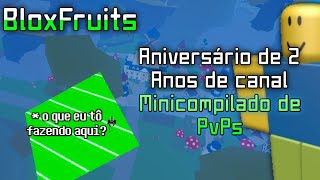 2 Anos de Canal com um minicompilado de PvP no BloxFruits