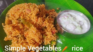 #vegetable rice, veg pulao#