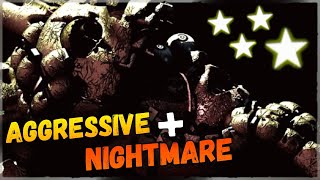 AGGRESSIVE + NIGHTMARE - ПРОЙДЕН! ✅ (FNaF 3) Five Nights at Freddy's 3 #4