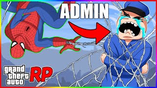 SPIDERMAN TROLLS SALTY GTA RP Admins (funny moments)