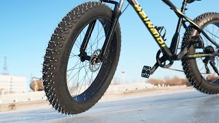 How to make anti-skid tires with screws