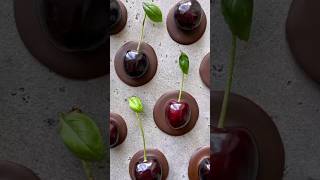 Dark chocolate cherries #viral #food #trending #healthysnacks #shorts #fruit #cherry