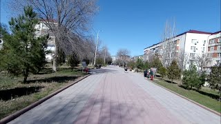 Walking Kaspiysk.Street Boulevard Abdulaeva (March 6, 2021)