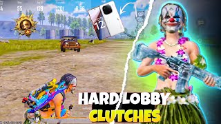 Hard Lobby Clutches 😱IQOO 12 SMOOTH + 90FPS PUBG / BGMI TEST 2024