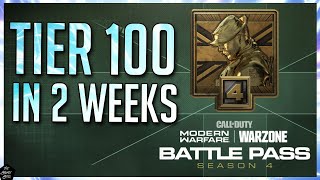 HOW TO MAX OUT THE BATTLEPASS IN 2 WEEKS! MODERN WARFARE SEASON 4 BATTLEPASS EXPLAINED!