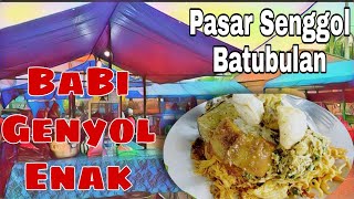 SITUASI PASAR SENGGOL BATUBULAN DIMASA PPKM | WARUNG BABI KECAP ENAK #KulinerBali