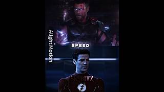 Thor vs Flash #shorts #dc #marvel #subscribe #flash #viral #mcu #cw #arrowverse #edit #aftereffects